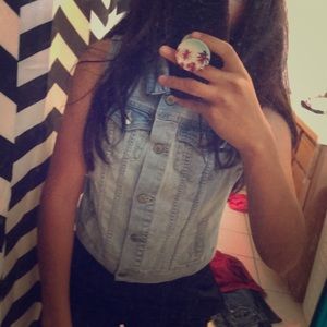 Jean vest from old navy